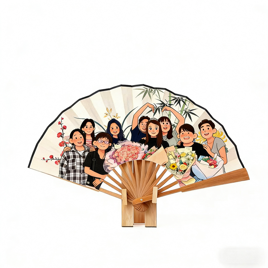 Custom Bamboo Fan
